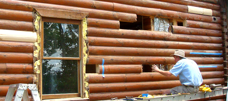 Log Home Repair Bumpass, Virginia