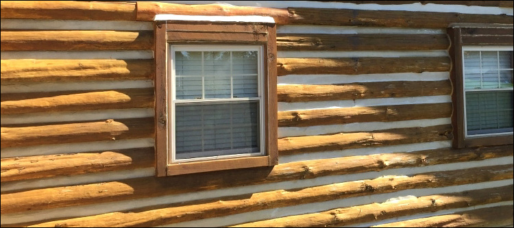 Log Home Whole Log Replacement  Louisa County, Virginia